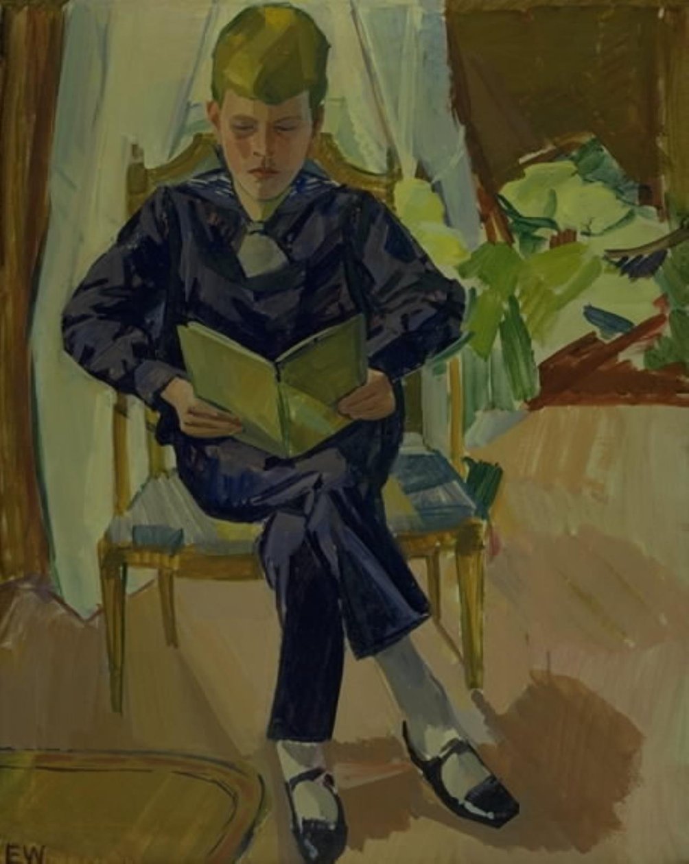 Porträt von Bent von Müllen als Junge von Edvard Weie
