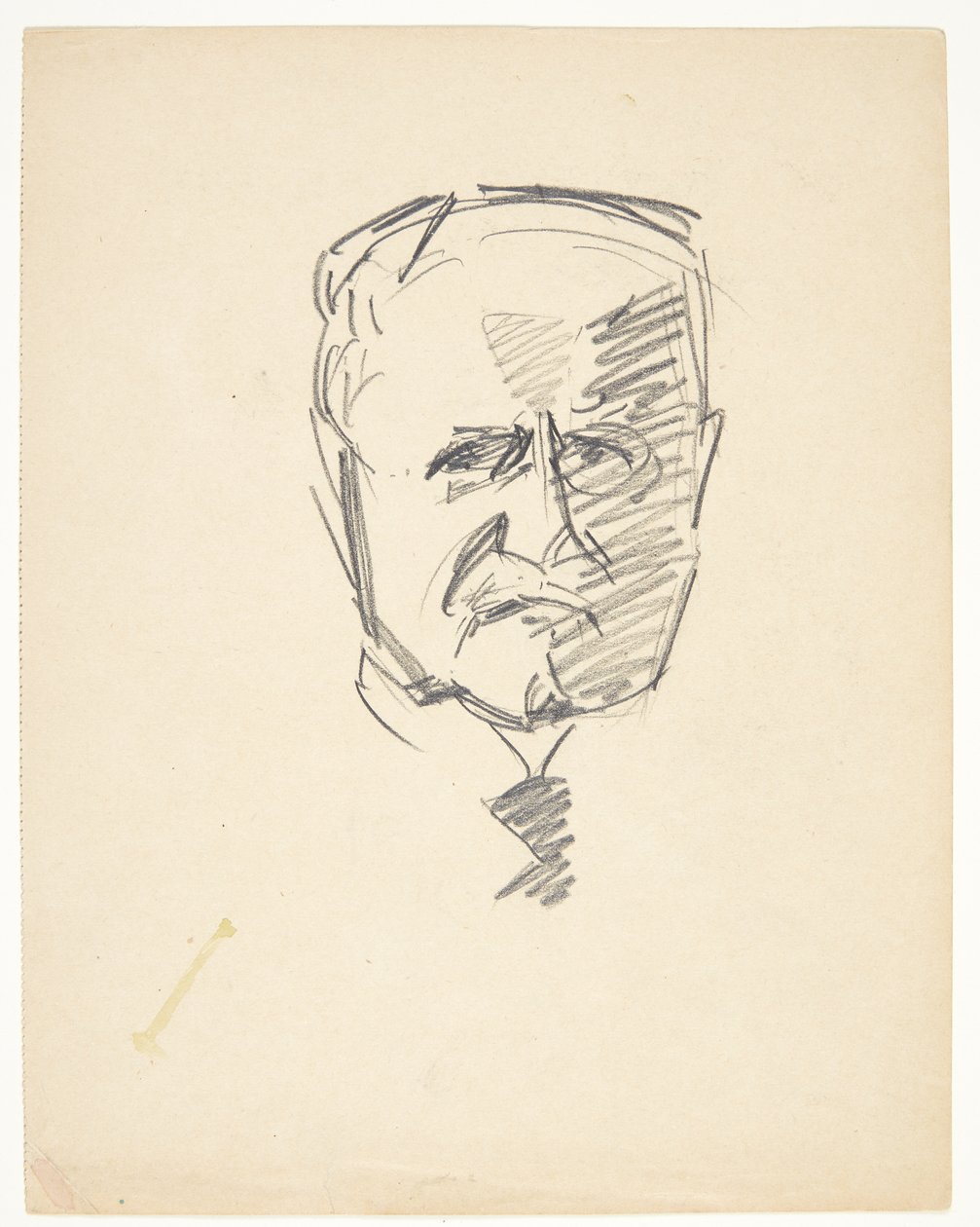 Studie zum Porträt von Dr. med. Carl Lorentzen (1860-1932) von Edvard Weie