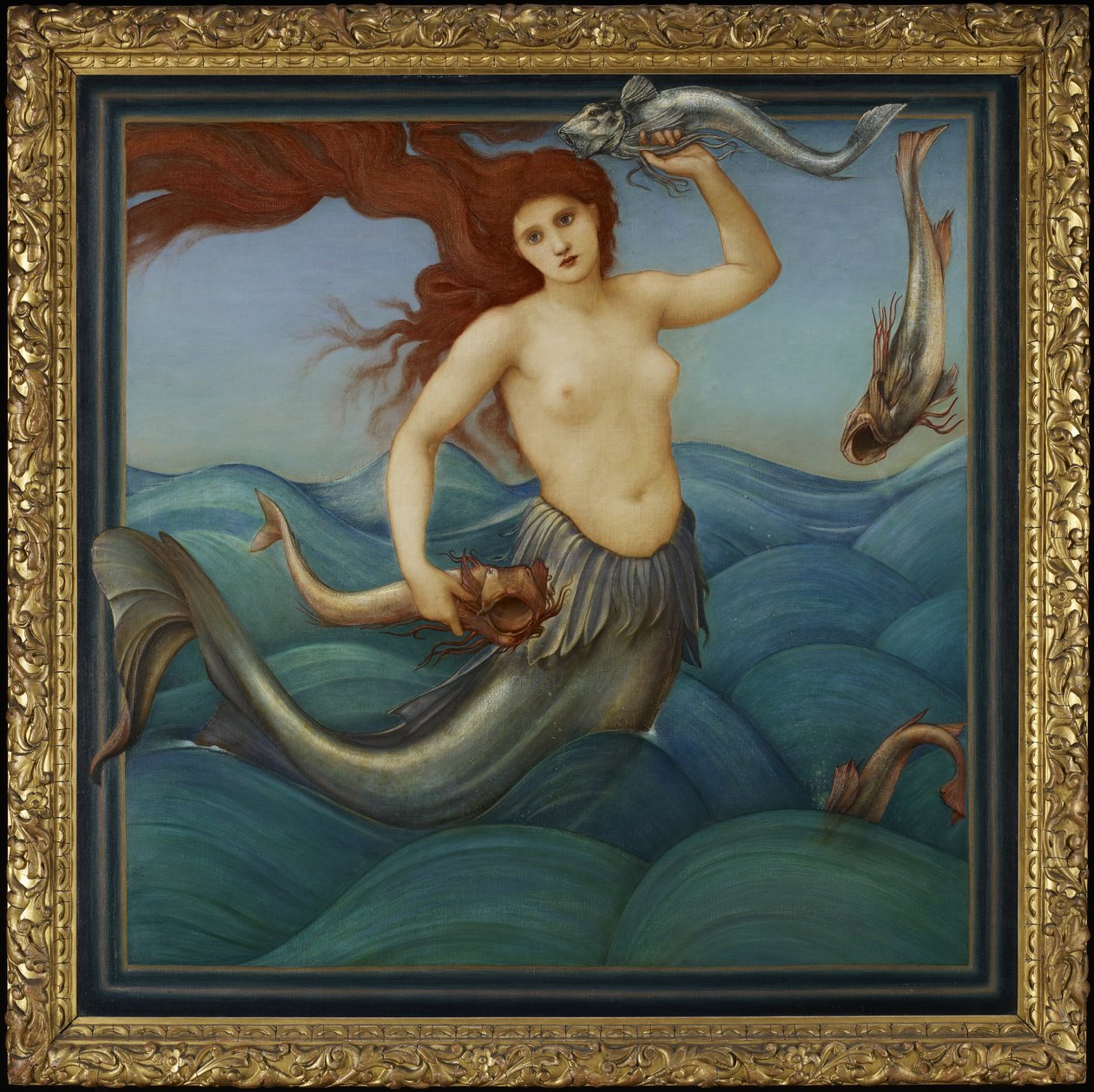Eine Meeresnymphe von Edward Burne-Jones