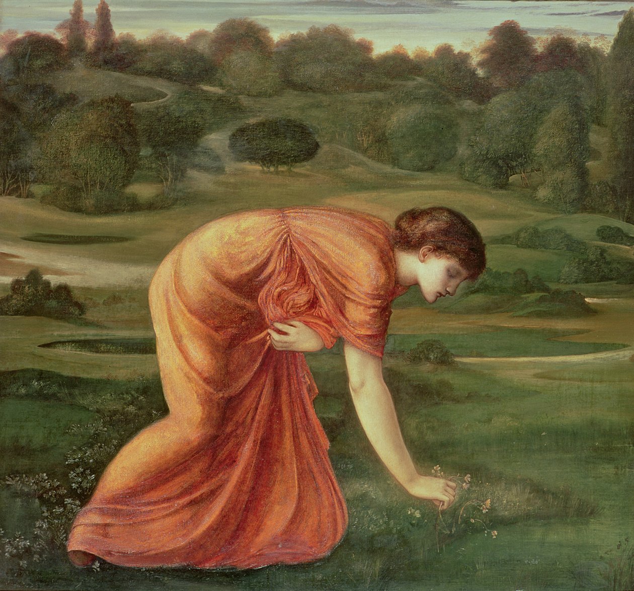 Die Sumpfdotterblume, ca. 1870 von Edward Burne-Jones
