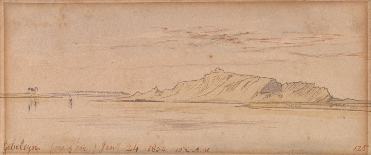 Gebelein von Edward Lear: Hochwertigste Kunstreproduktion