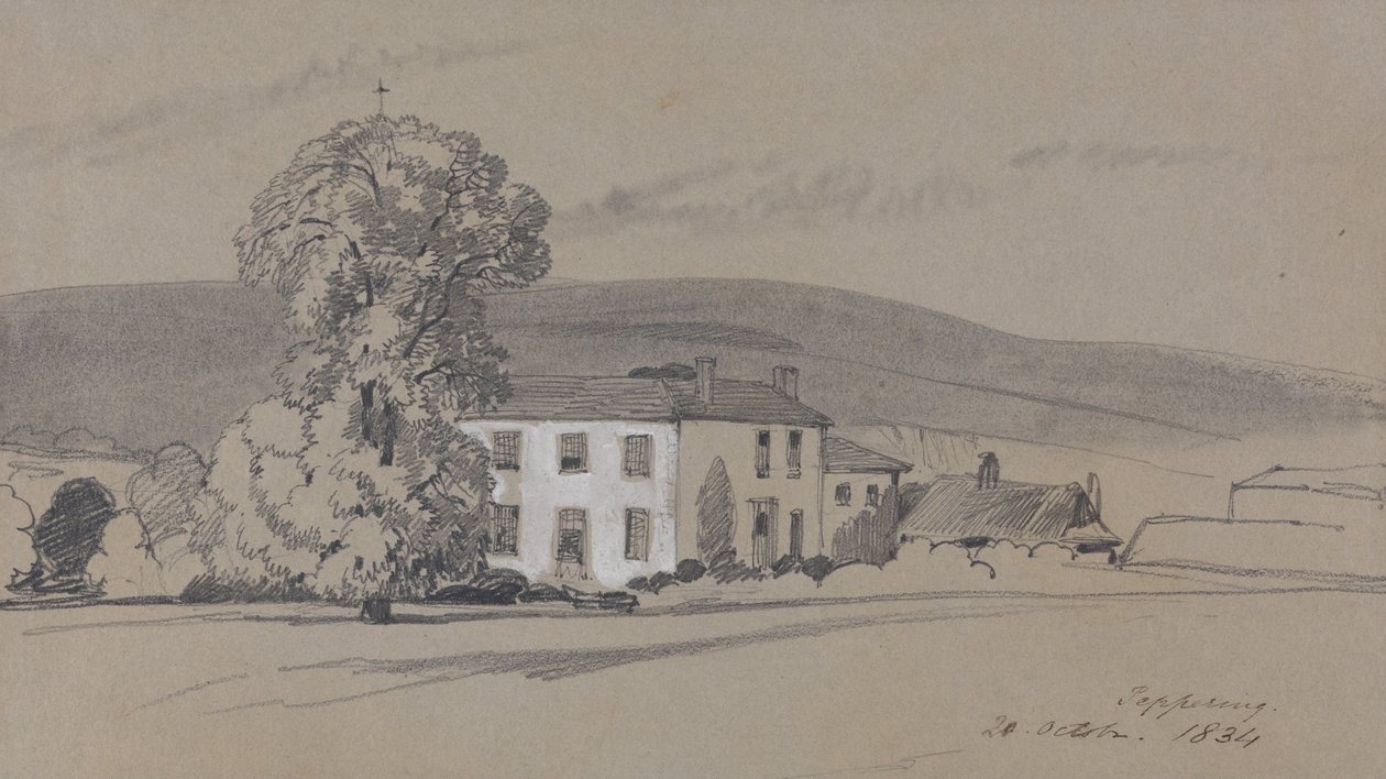 Peppering, 20. Oktober 1834 von Edward Lear: Kunstdruck