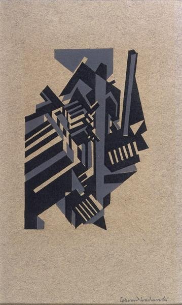 Bradford: Ansicht einer Stadt, ca. 1914 von Edward Alexander Wadsworth