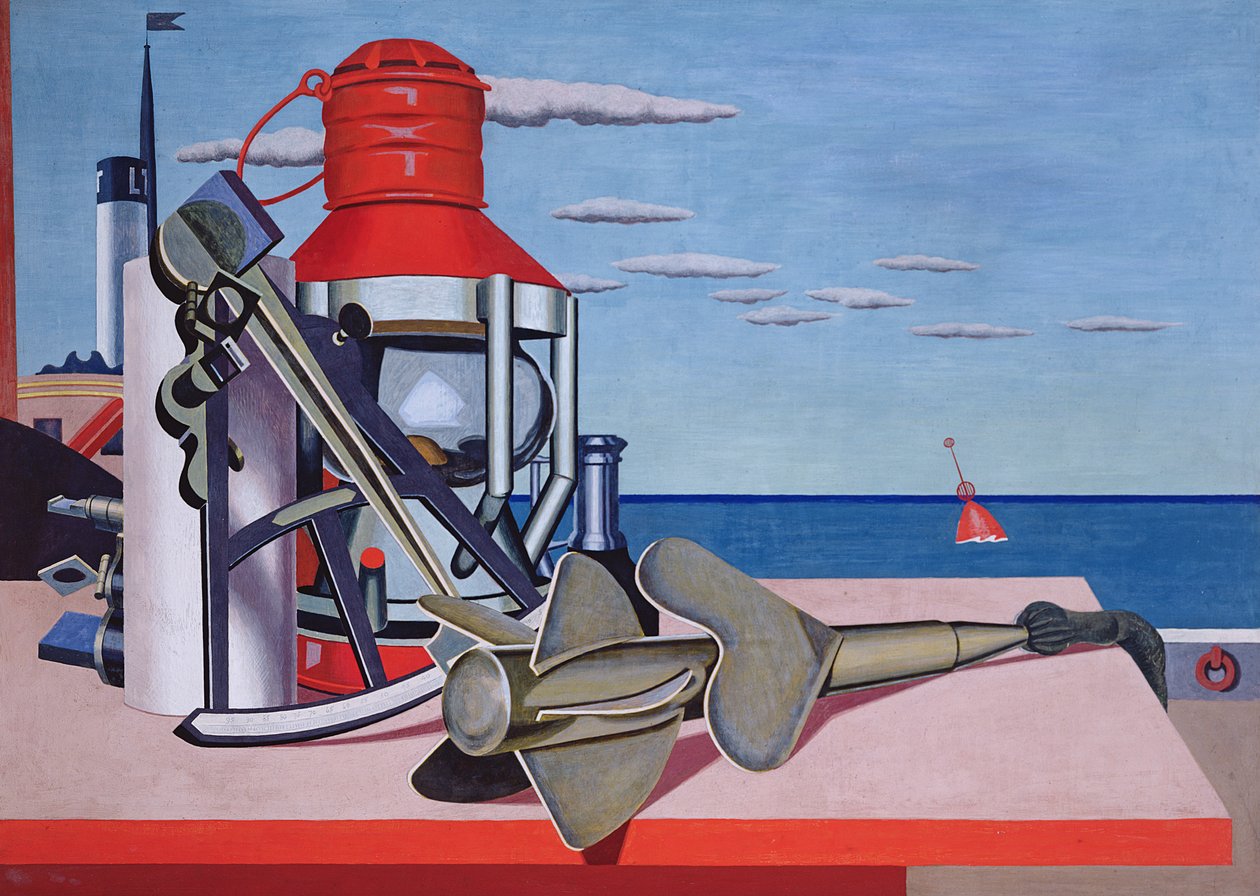 Treue Diener (Marine) ca. 1928 von Edward Alexander Wadsworth