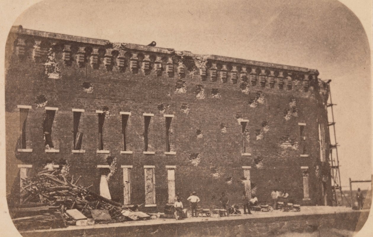Die Evakuierung von Fort Sumter, April 1861 von Edward Anthony