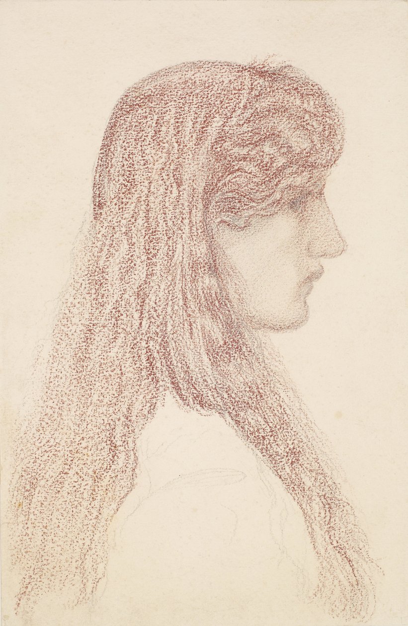 Maria Zambaco - Profilstudie von Edward Burne-Jones