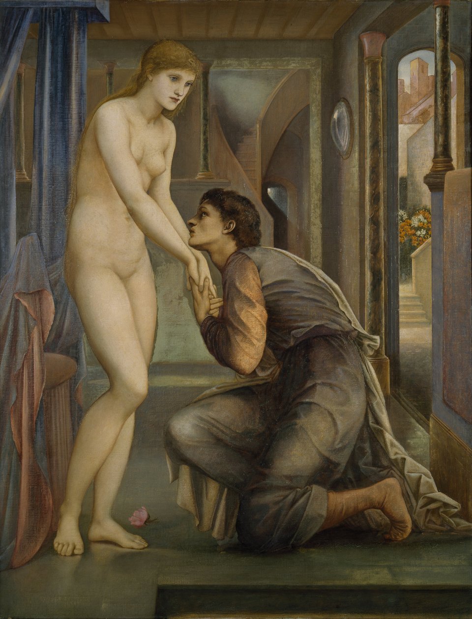 Pygmalion und das Bild - Die Seele erreicht von Edward Burne-Jones