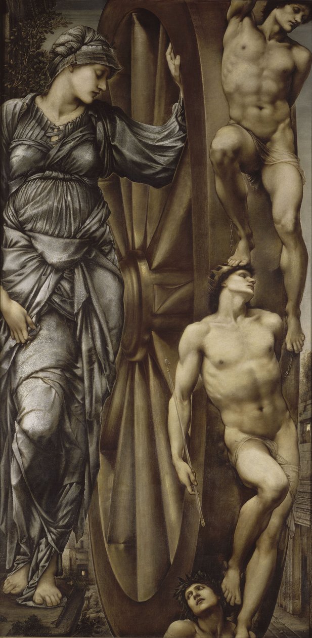 Das Rad des Schicksals von Edward Burne-Jones