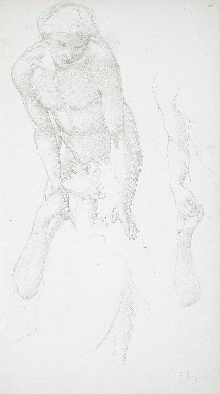 Zwei männliche Akte von Edward Burne-Jones