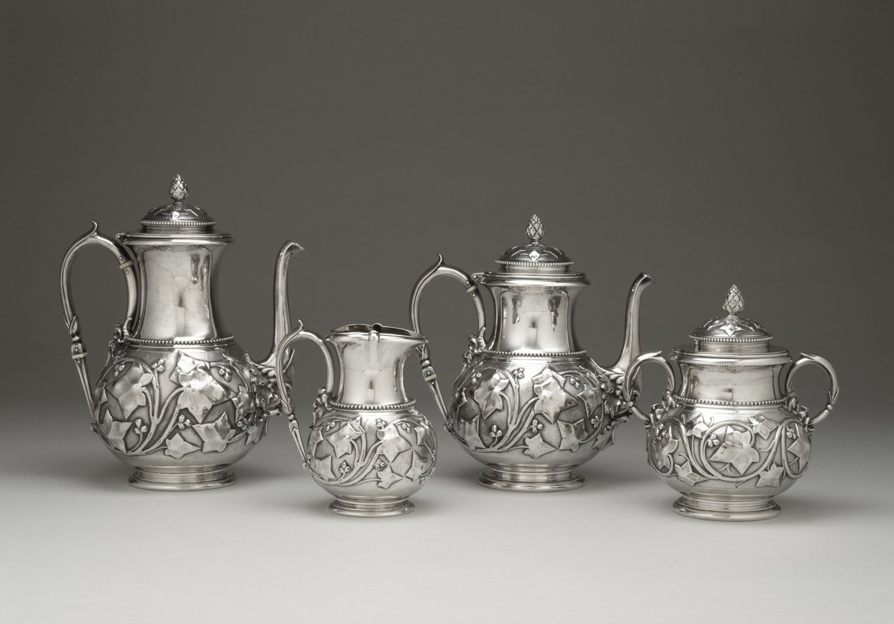 Kaffee- und Teeservice, um 1856-1859 von Edward Chandler Moore
