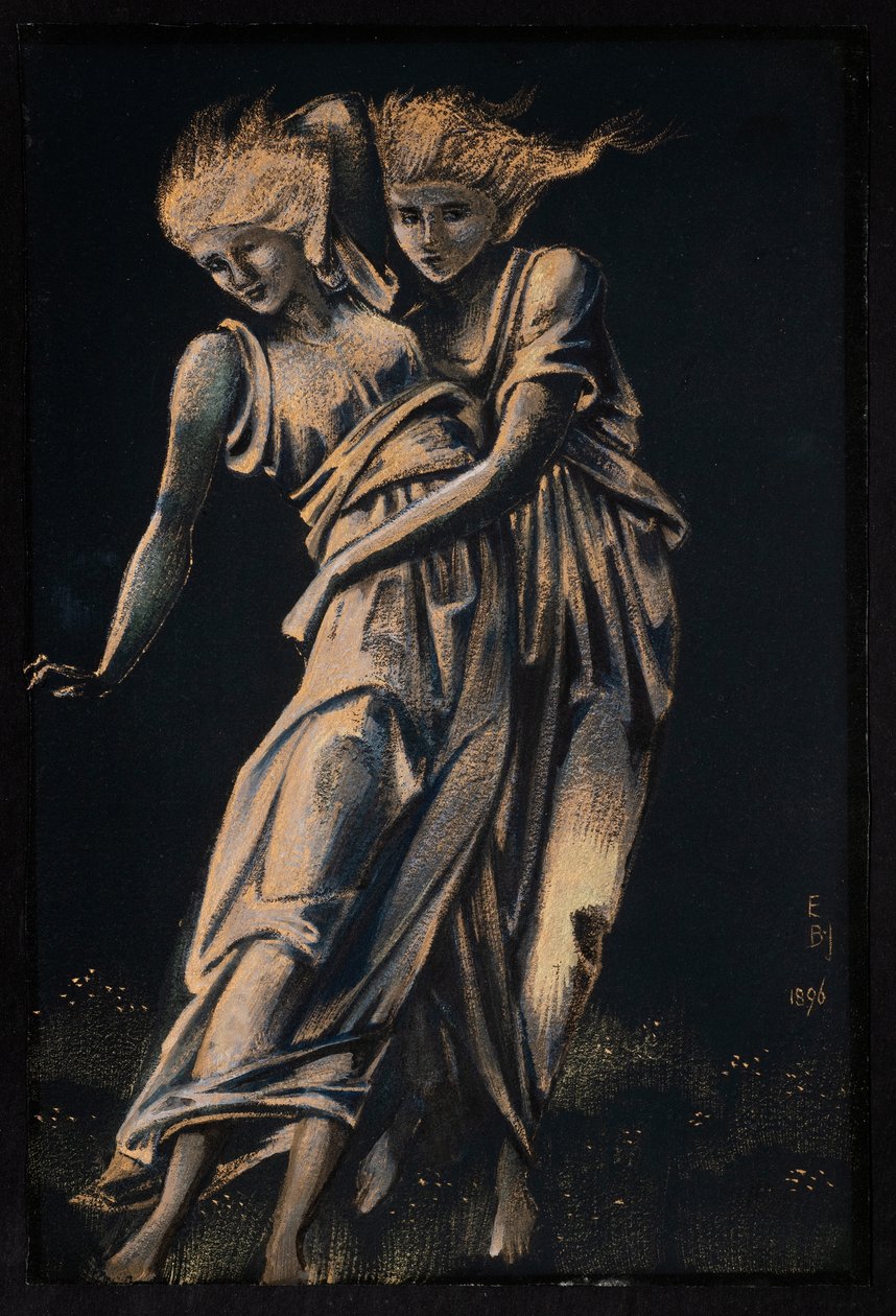 Ein Entwurf für Metall von Edward Coley Burne-Jones