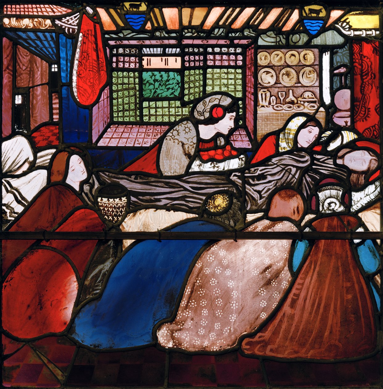 Der Tod von St. Frideswide von Edward Burne Jones