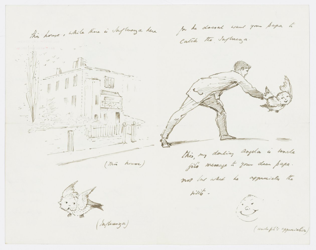 Brief an die Enkelin des Künstlers Angela Thirkell von Edward Burne Jones