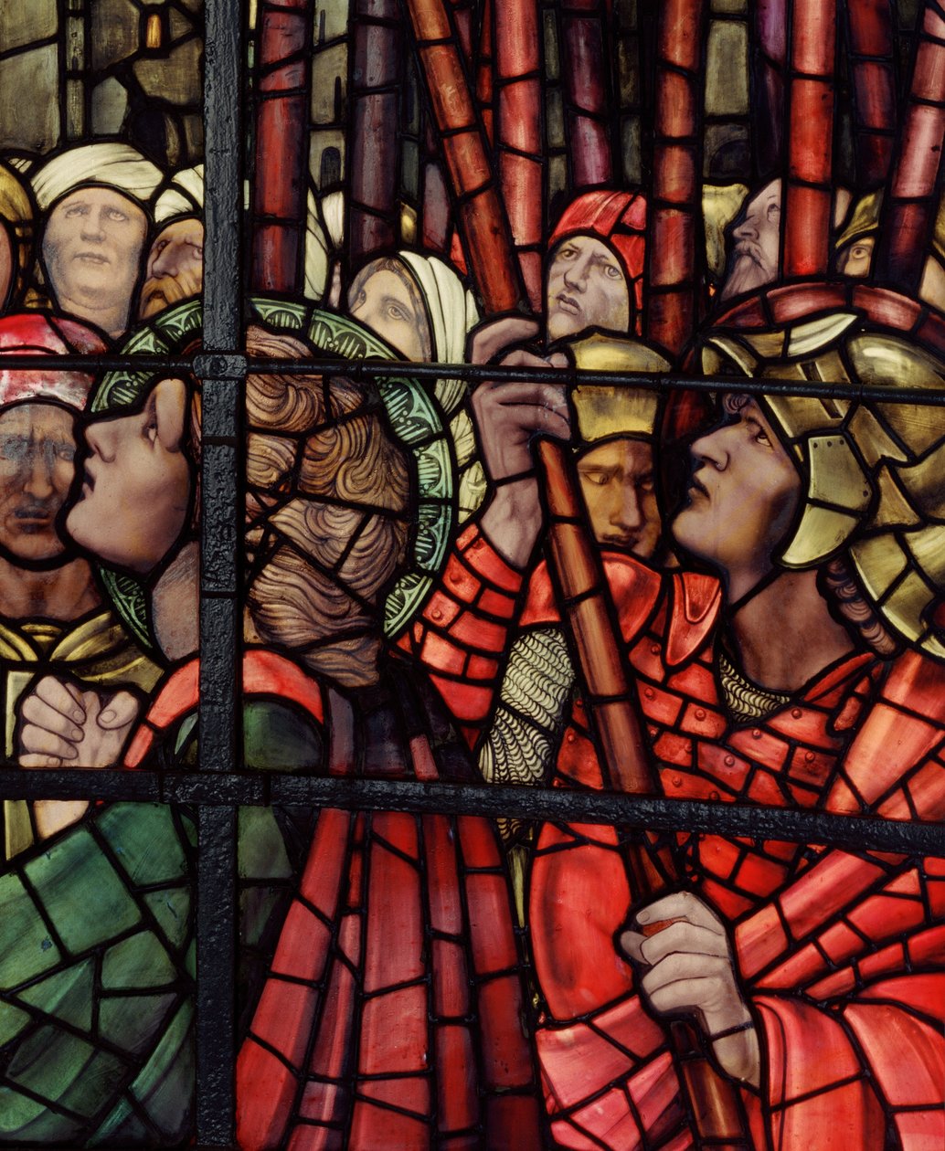 Die Kreuzigung Fenster (Detail) von Edward Burne Jones