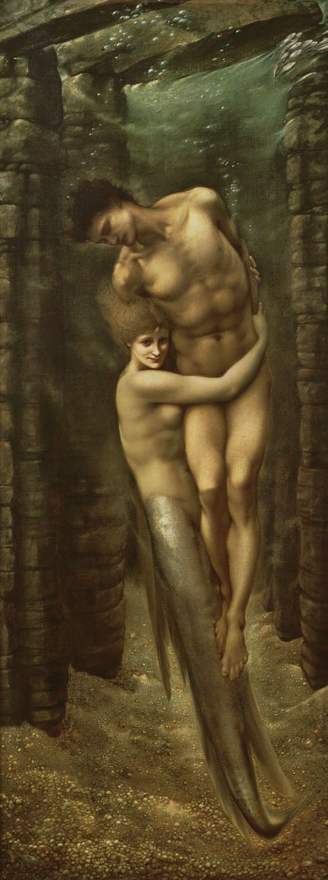 Die Tiefen des Meeres, 1886 von Edward Burne Jones