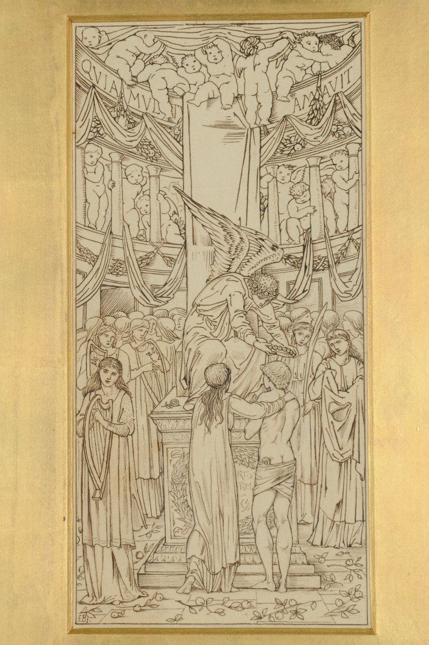 Die mystische Hochzeit von Edward Burne Jones