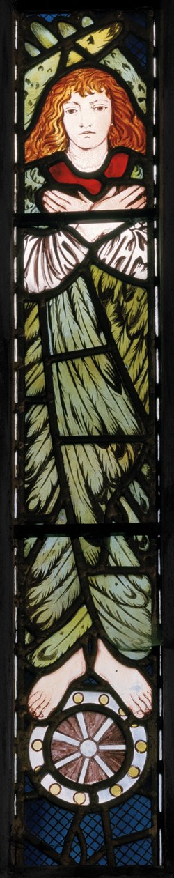 Das neue Jerusalem, Engel (Detail) von Edward Burne Jones