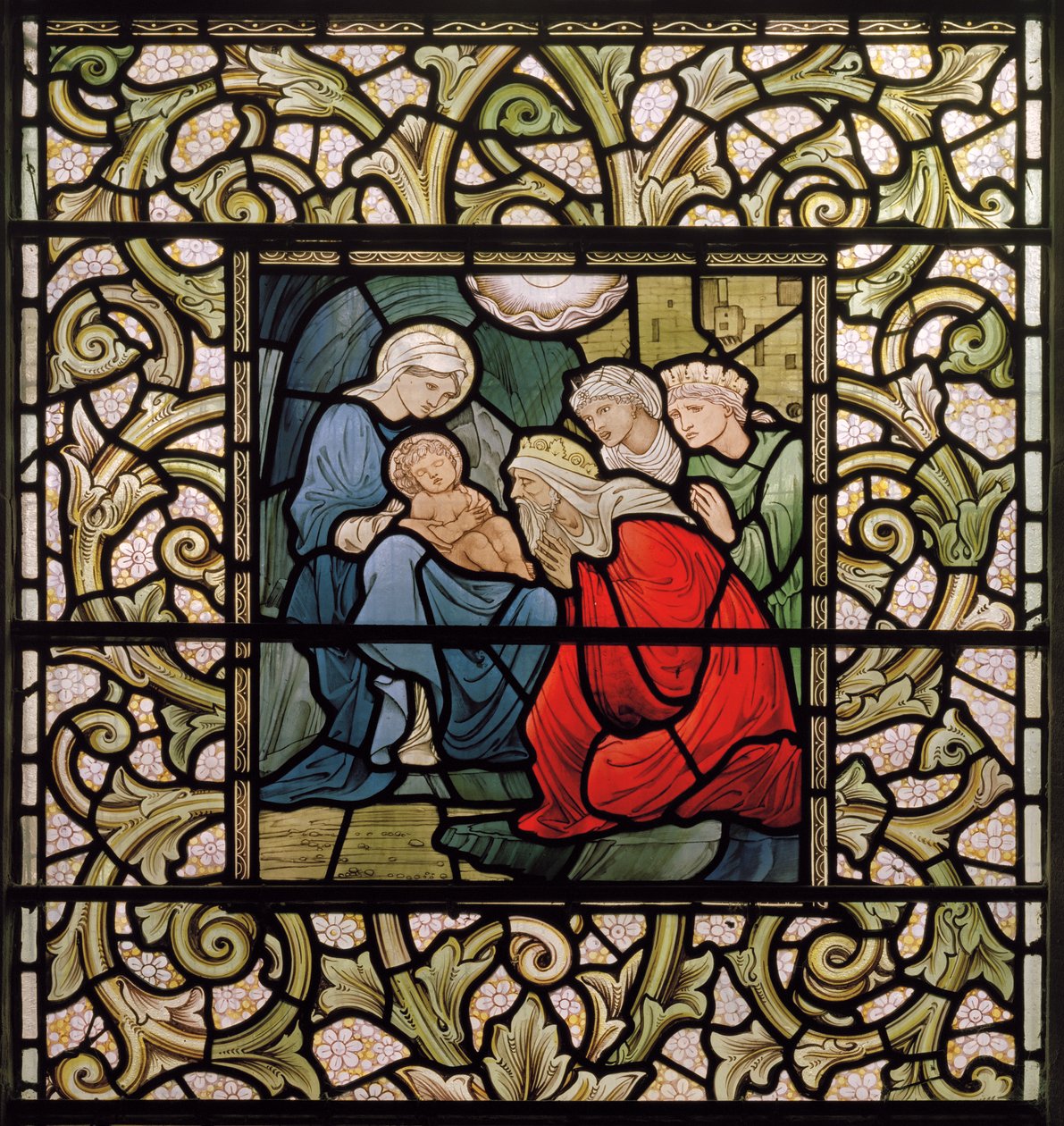 Die Anbetung der Könige (1902-1914) von Edward Coley and Dearle Burne Jones