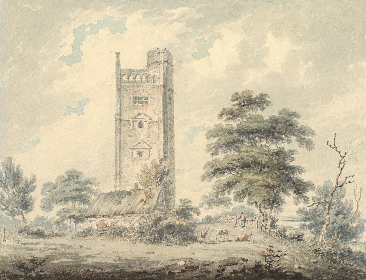 Freston Tower, Suffolk von Edward Dayes