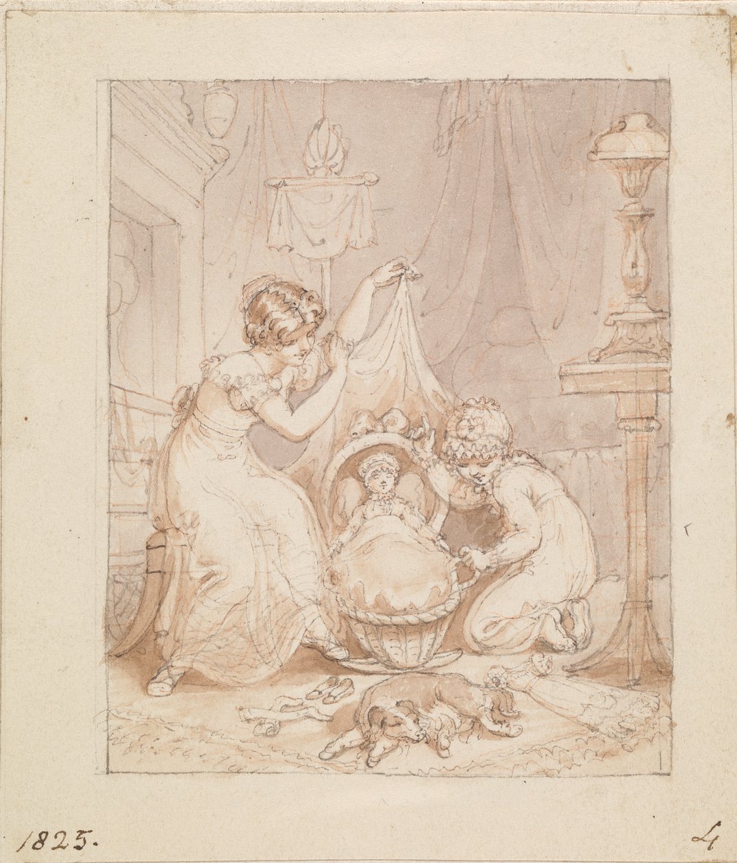 Illustration für Die Neue Puppe: Ohne Titel von Edward Francis Burney