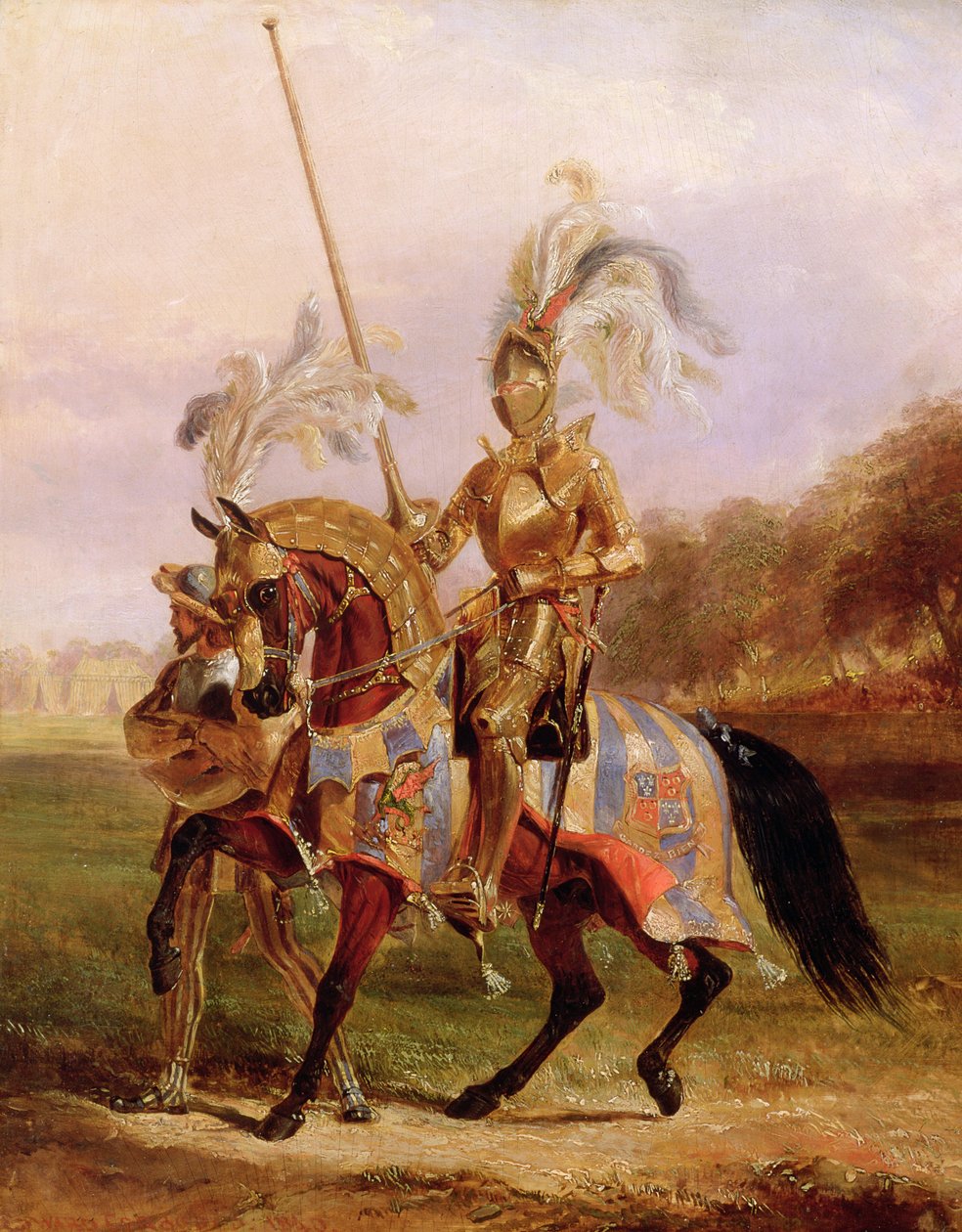 In Eglinton, Herr des Turniers, 1840 von Edward Henry Corbould
