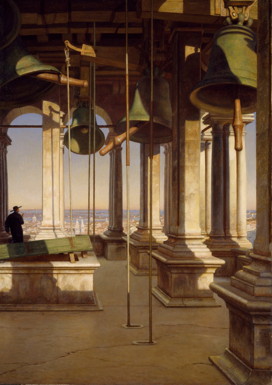 Die Glocken von Sankt Markus, Venedig, 1903 von Edward John Poynter