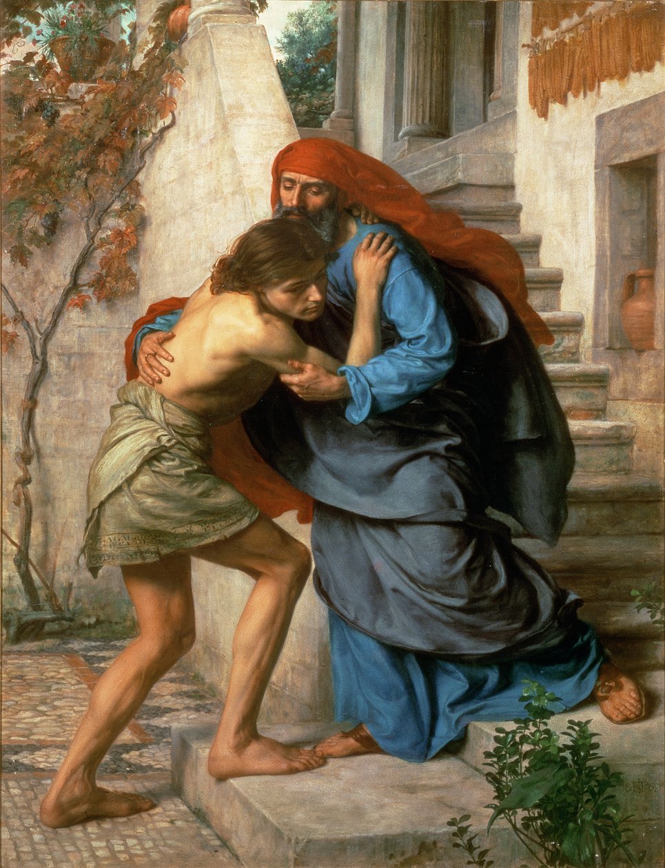 Die Rückkehr des Verlorenen Sohnes, 1869 von Edward John Poynter