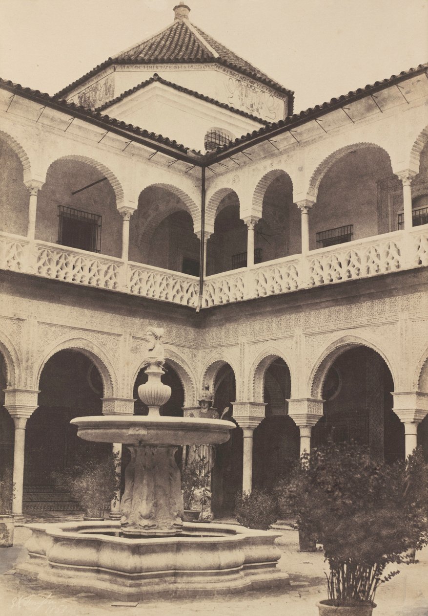 Spanien. Sevilla, Hof des Hauses des Herzogs von Medina Celi, genannt Haus des Pilatus von Edward King Tenison