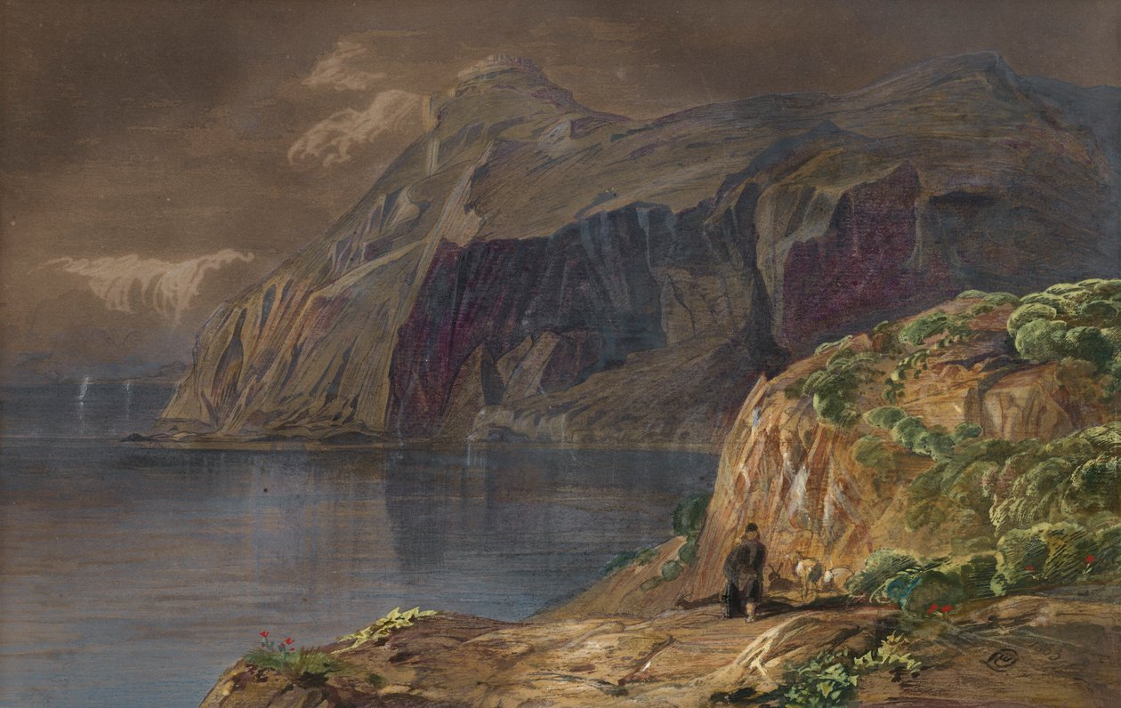 Ein entfernter Blick auf das Castel Sant