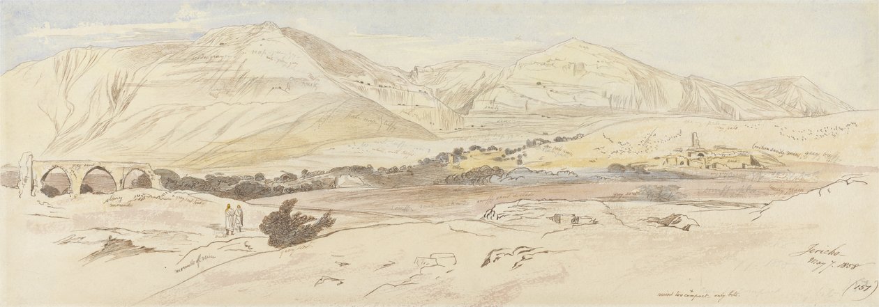 Jericho, 7. Mai 1858 von Edward Lear