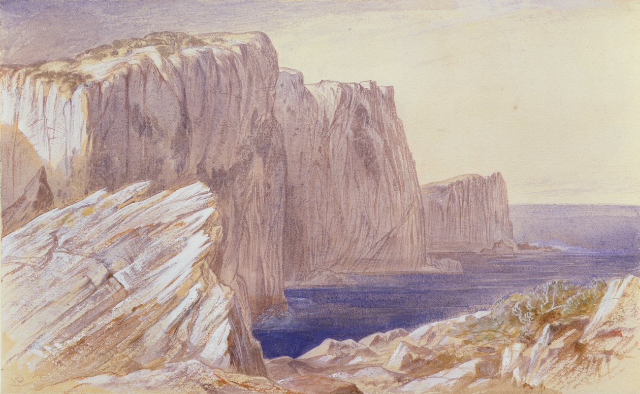 Sapphos Sprung (Leucatas) Lefkas von Edward Lear