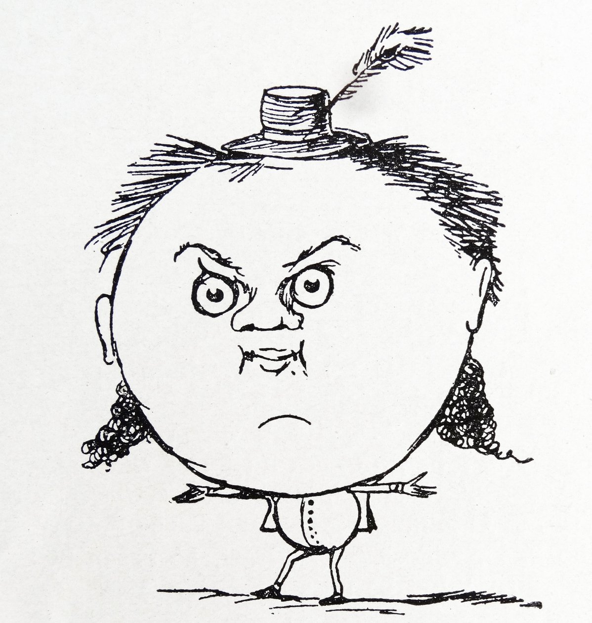 Der Yonghy-Bonghy-Bo Charakter (Zeichnung) von Edward Lear
