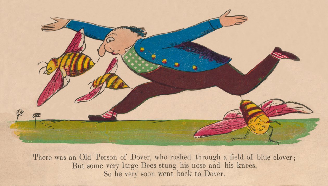 Es war eine alte Person von Dover... von Edward Lear