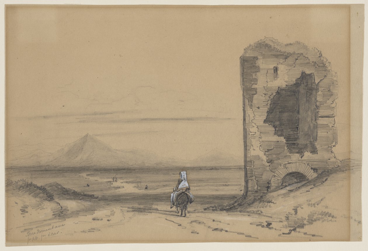 Torre Nomentana von Edward Lear