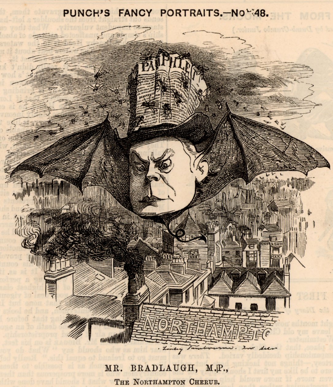 Charles Bradlaugh (1833-1891) von Edward Linley Sambourne