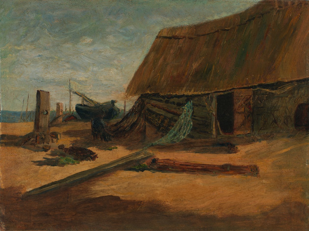 Fischerhütten von Edward Mitchell Bannister