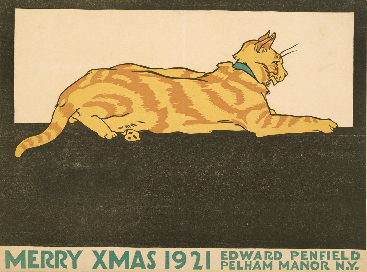 Fröhliche Weihnachten, 1921 von Edward Penfield