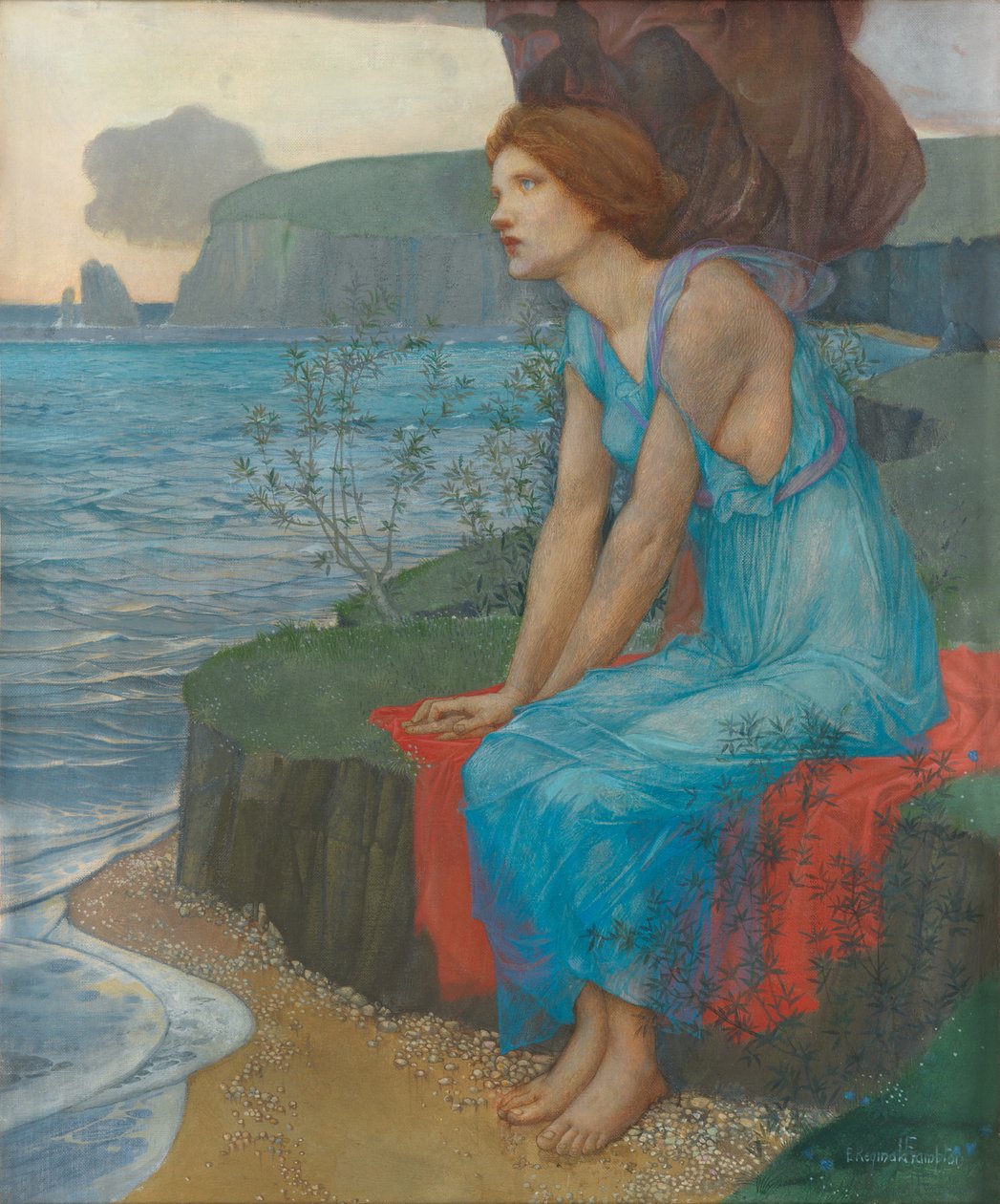 Ariadne auf der Insel Naxos von Edward Reginald Frampton