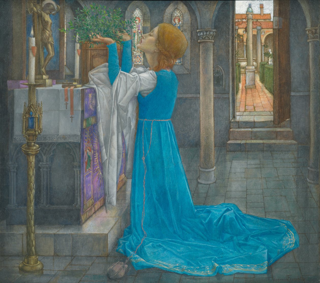 Isabella und der Basilikumtopf von Edward Reginald Frampton