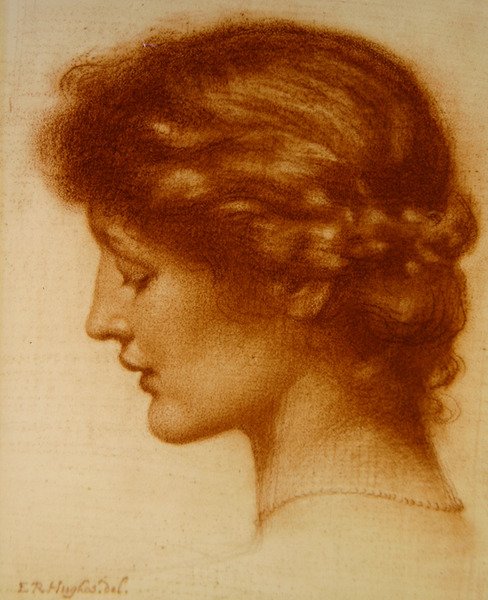 Porträt von Rosalind von Edward Robert Hughes