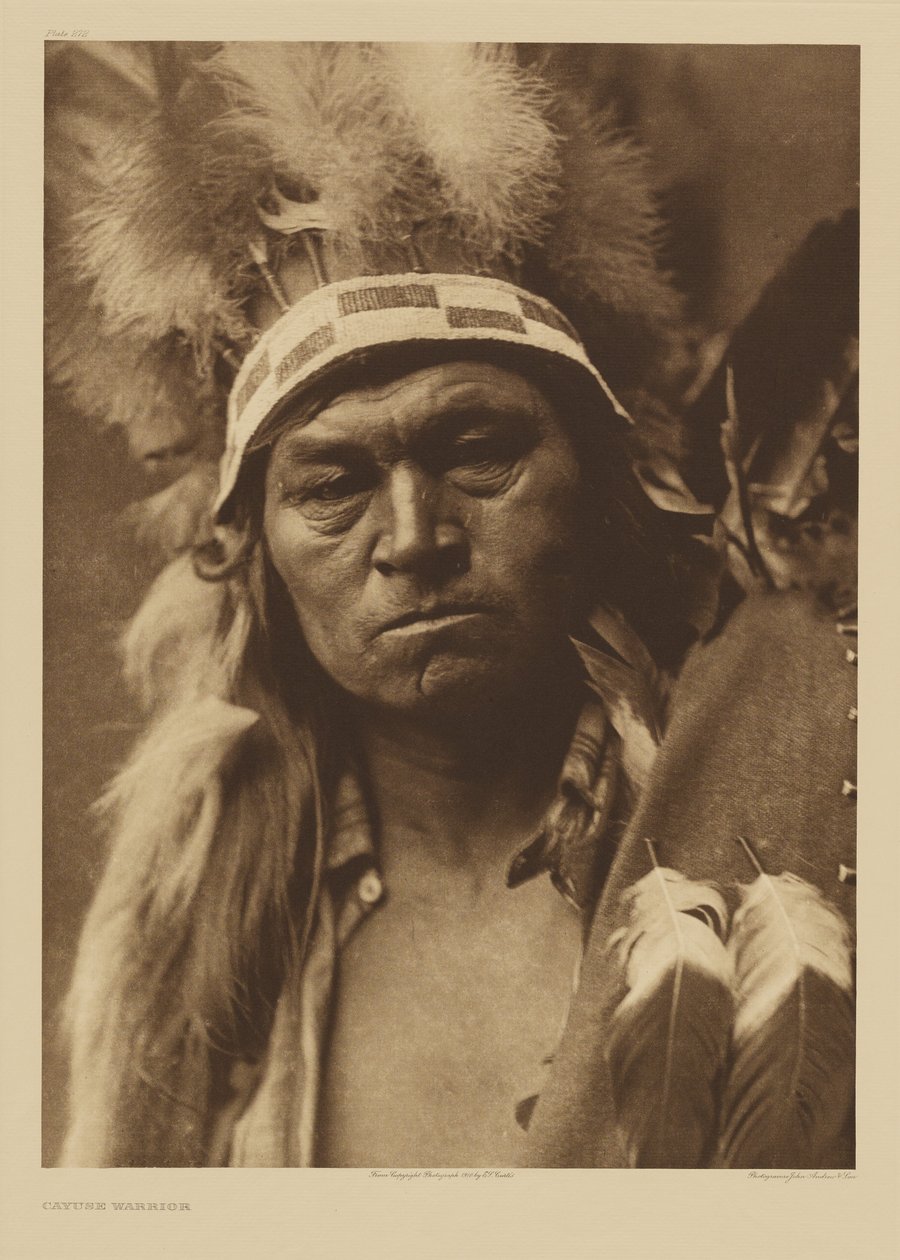 Ein Liksiyu-Krieger von Edward S. Curtis