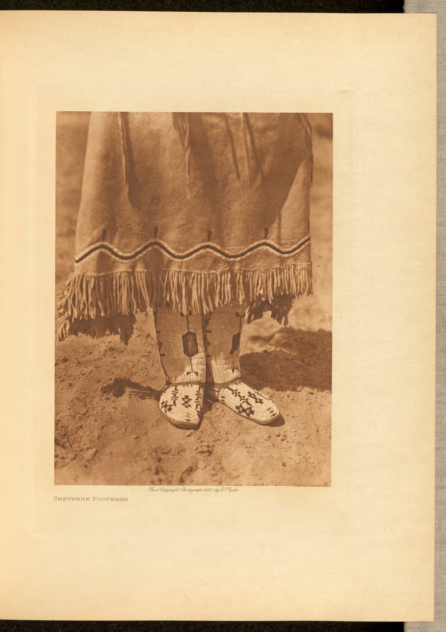 Cheyenne Schuhe von Edward S. Curtis