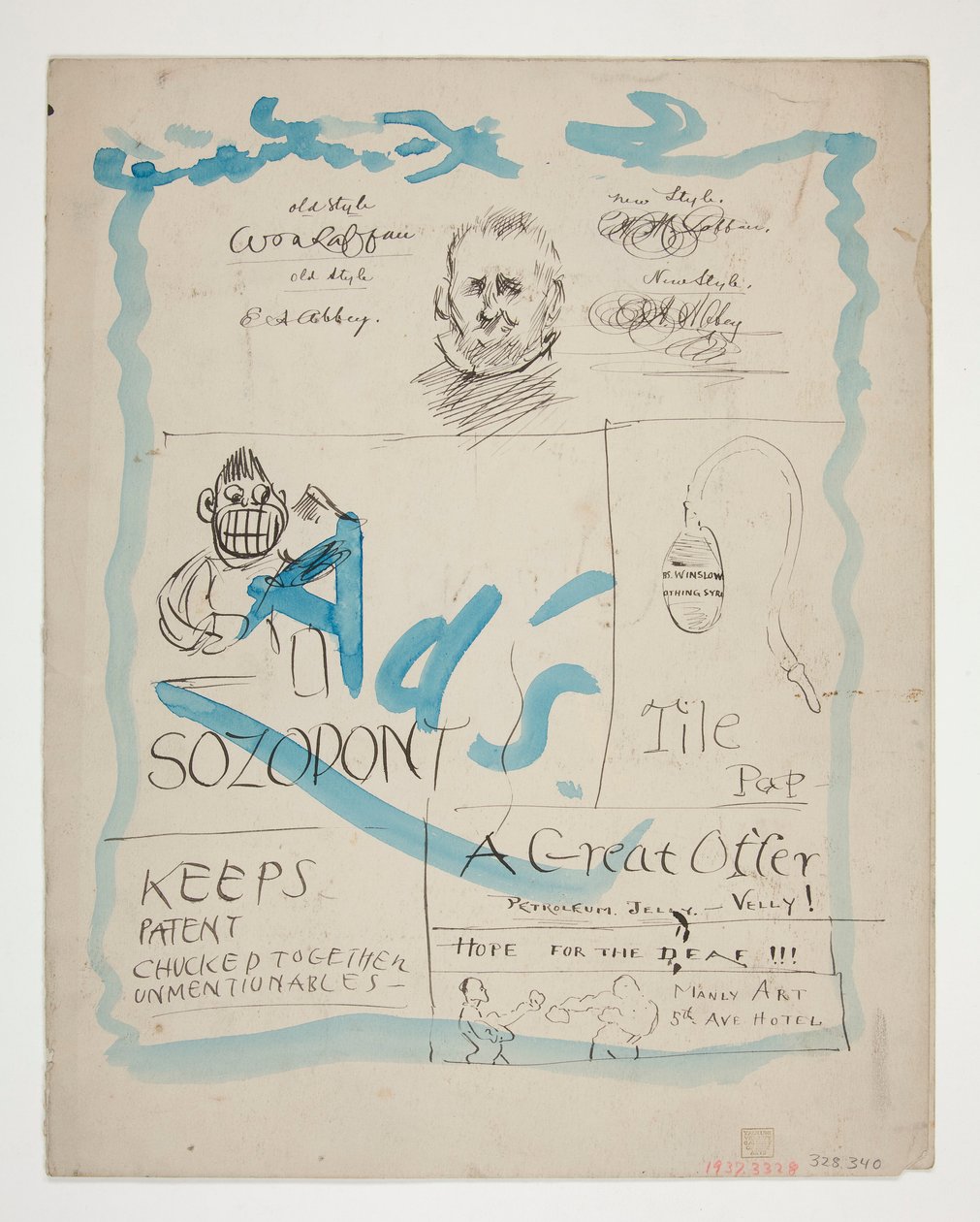 Illustration für The Tile Club Zeitung? von Edwin Austin Abbey