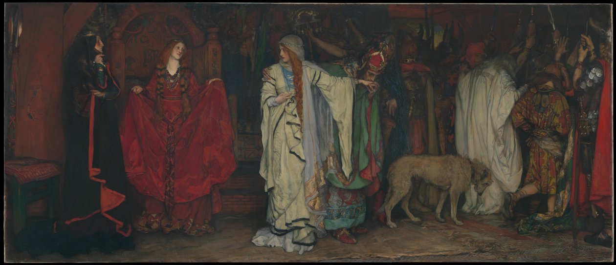 "König Lear," Akt I, Szene I von Edwin Austin Abbey