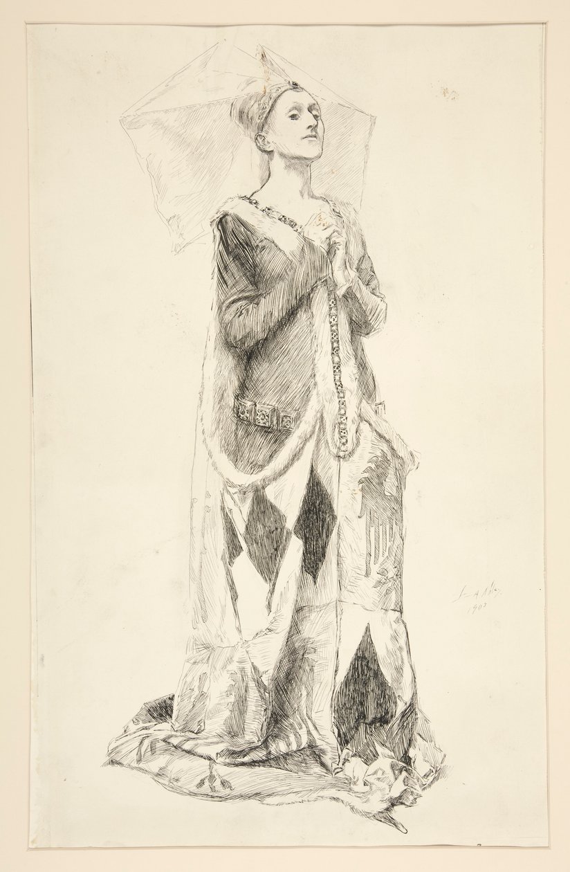 Lady Anne Nevill, aus König Richard III von Edwin Austin Abbey