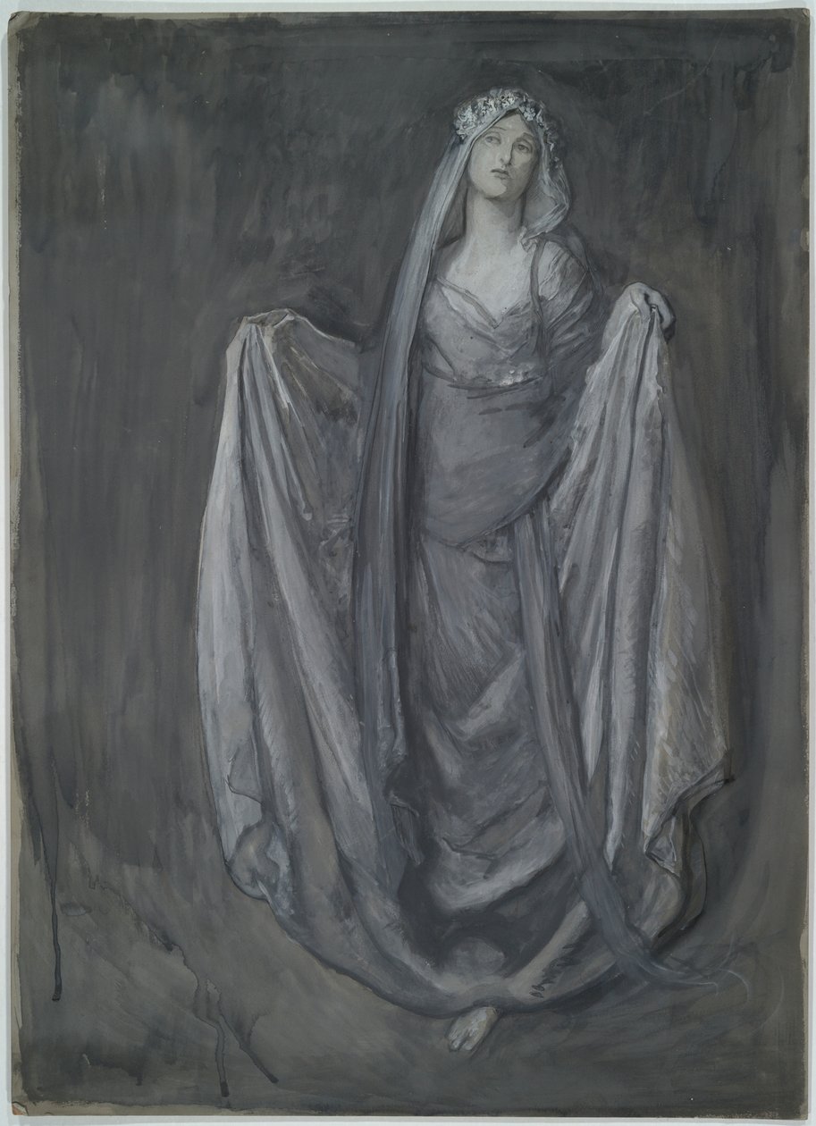Studie für Blanchefleur von Edwin Austin Abbey
