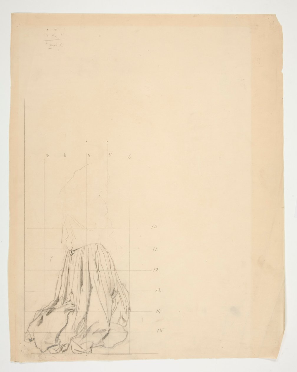 Studie für Die Suche nach dem Heiligen Gral (Serie von fünfzehn Gemälden für die Boston Public Library, abgeschlossen 1901) von Edwin Austin Abbey