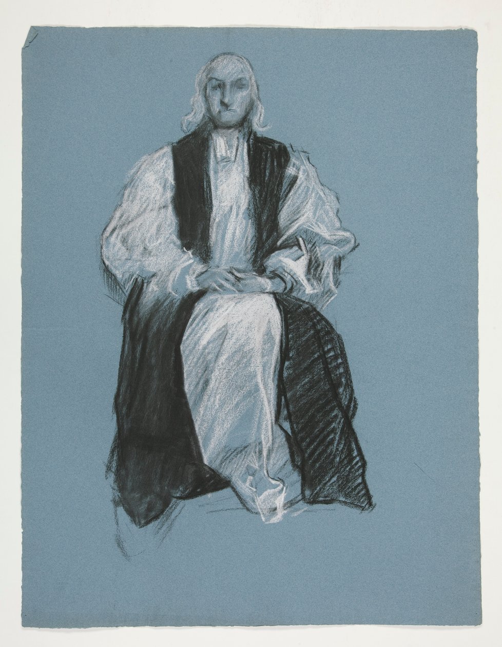 Studie für die Figur von Bischof William White von Edwin Austin Abbey