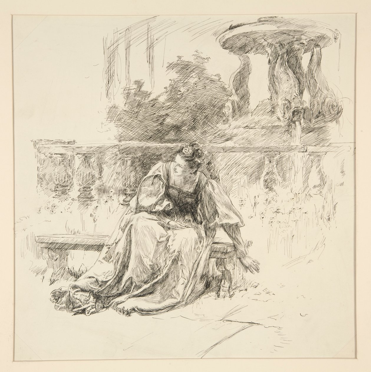 Der zerrissene Brief, aus Akt I, Szene ii, Zwei Herren aus Verona von Edwin Austin Abbey