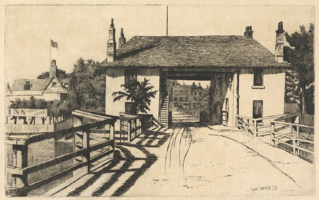 Fulham Bridge Tavern von Edwin Edwards